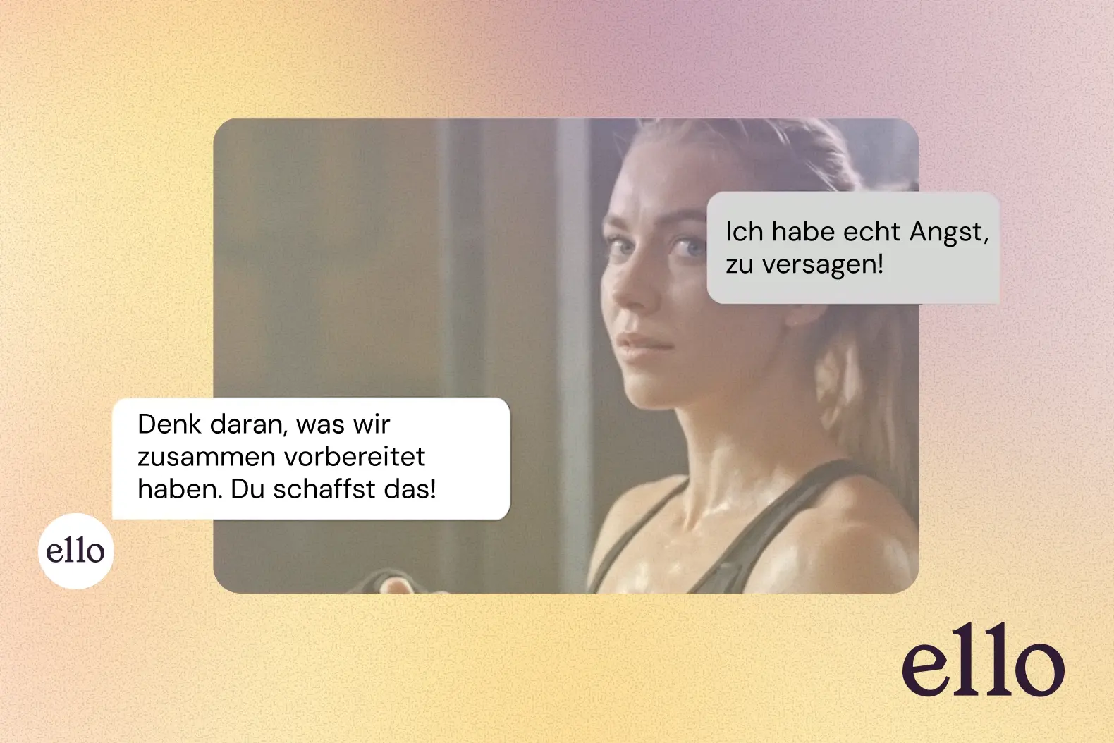 Titelbild: Person nutzt Chat mit Ello anstelle von KI-Therapeut