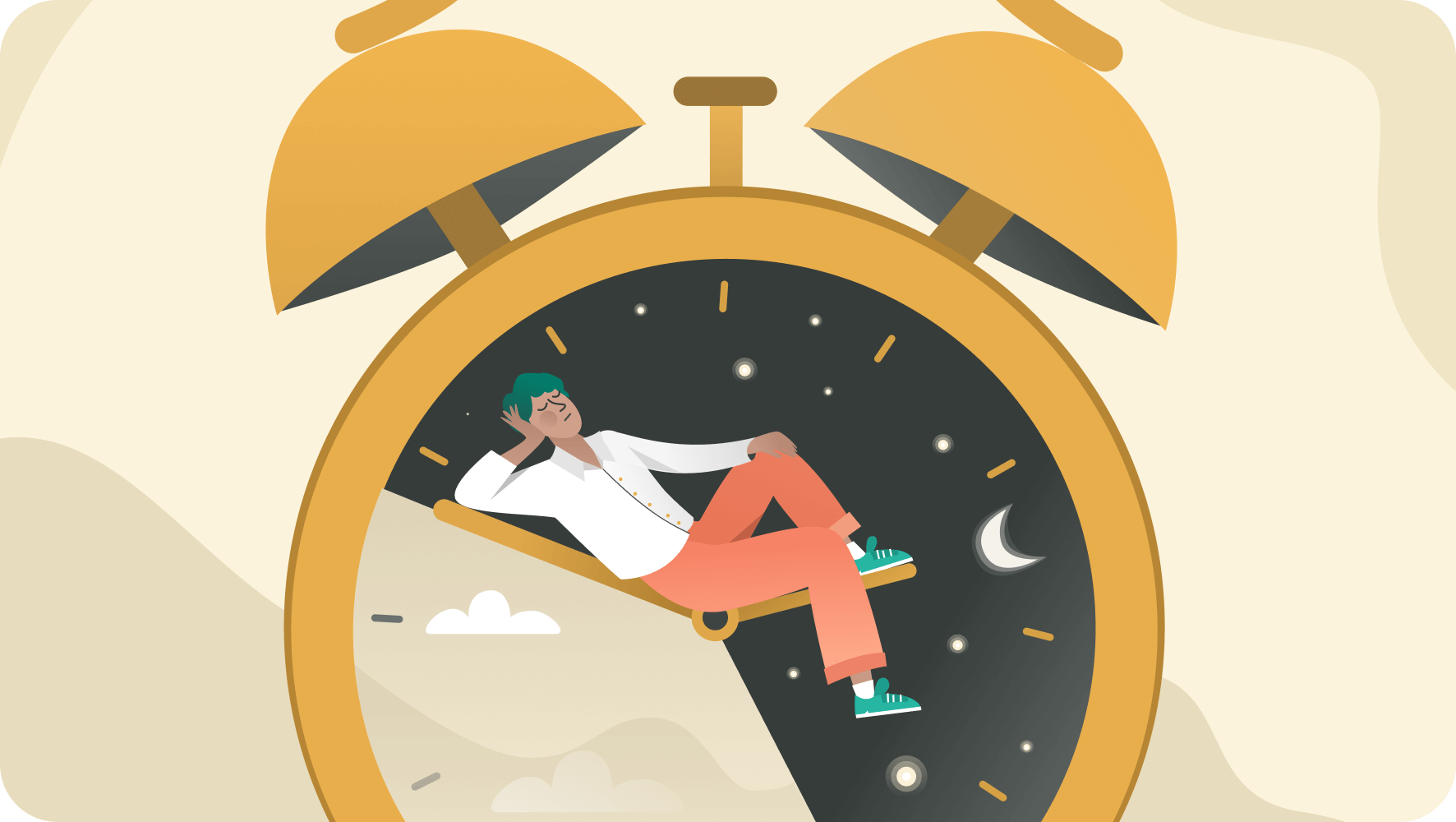 2. Change my sleep pattern